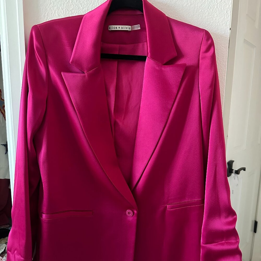Alice and Olivia Pink Blazer, Size 4